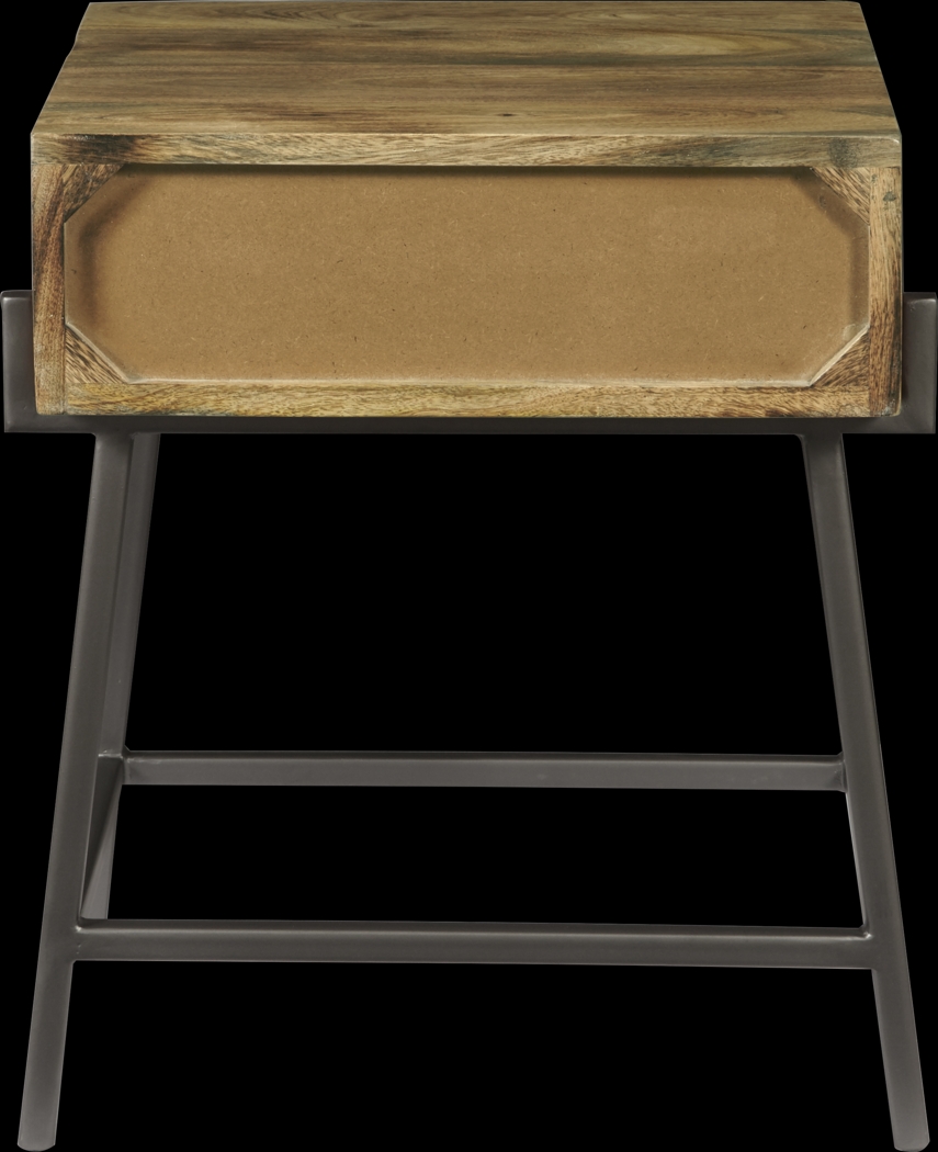 Oakwilde Brown Side Table - Thumbnail - Image 4