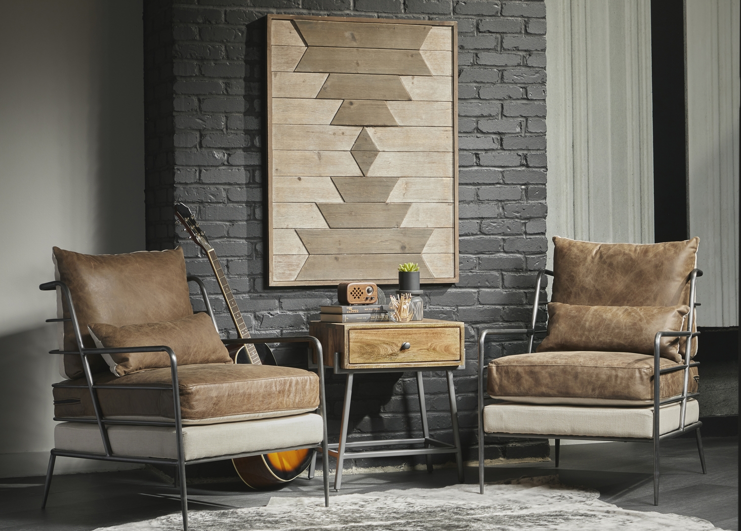 Oakwilde Brown Side Table - Thumbnail - Image 7