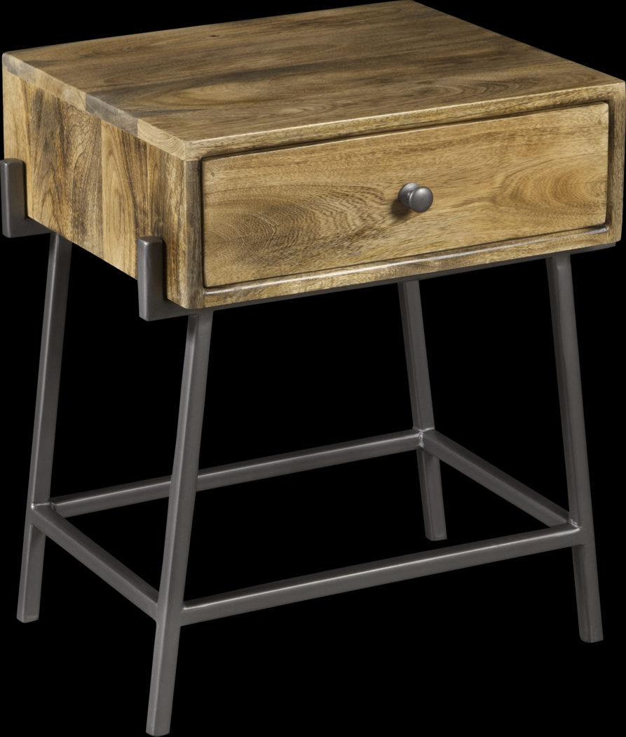 Oakwilde Brown Side Table - Thumbnail - Image 1