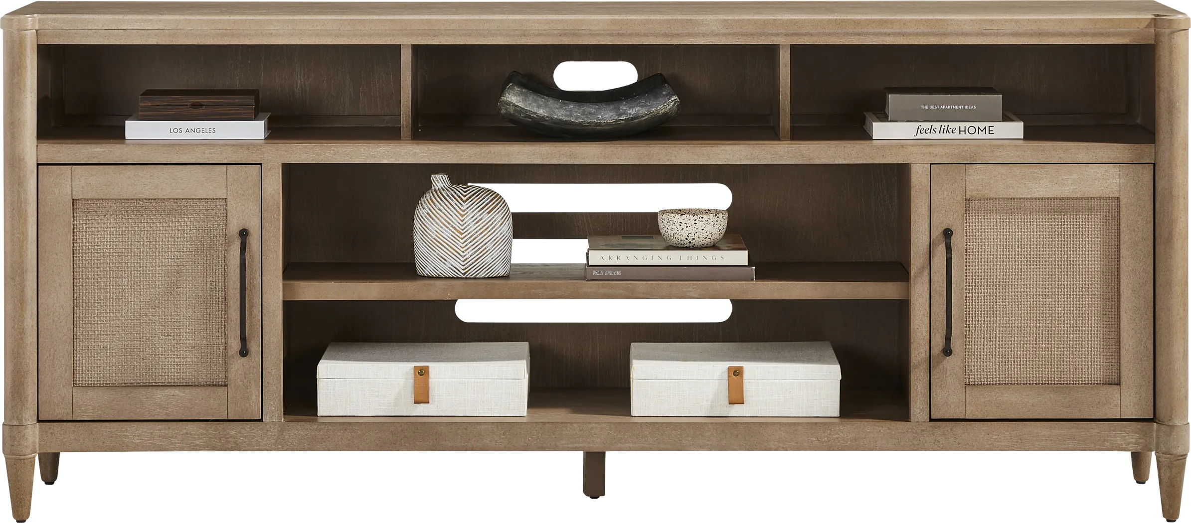 Oakwood Terrace Sand 80 in. Console - Thumbnail - Image 1