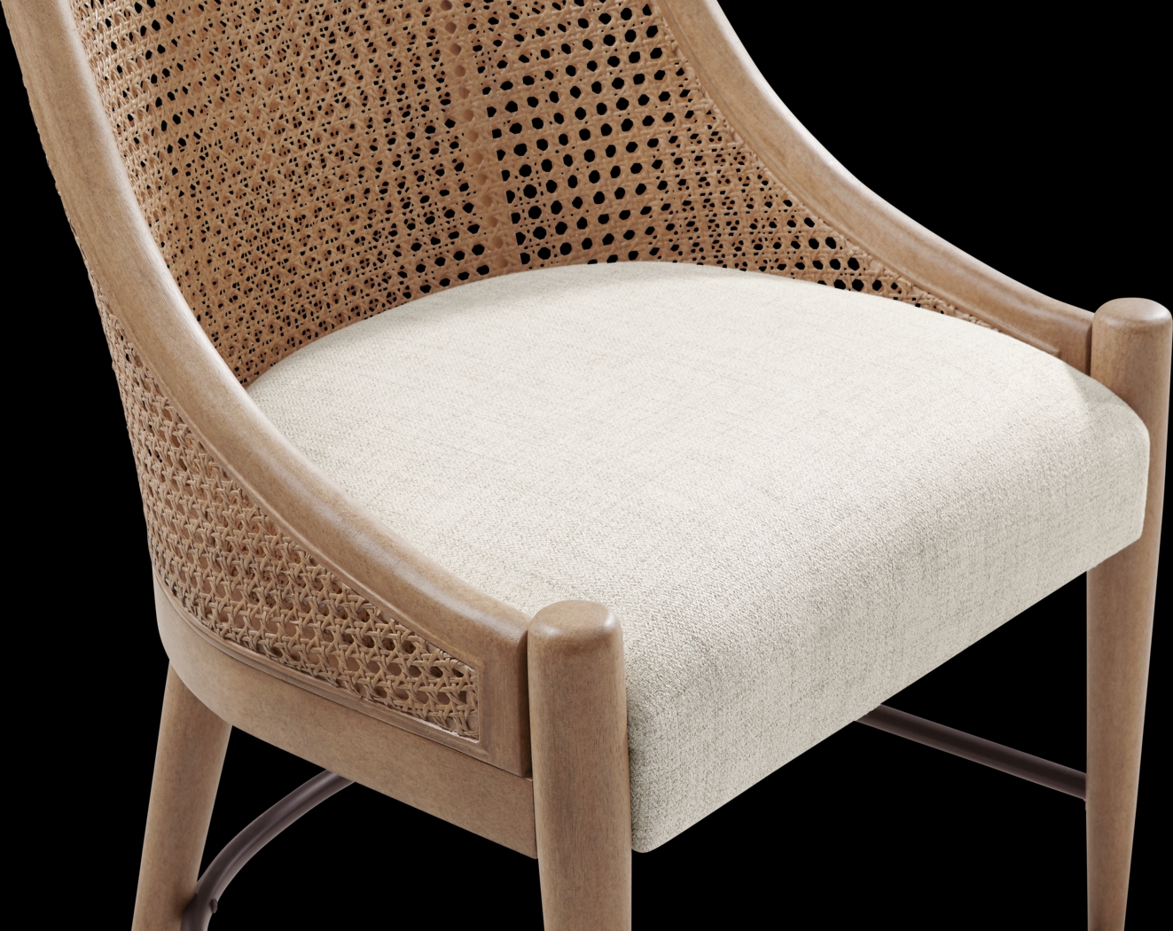 Oakwood Terrace Sand 5 Pc Dining Room with Cane Back Chairs - Thumbnail - Image 7