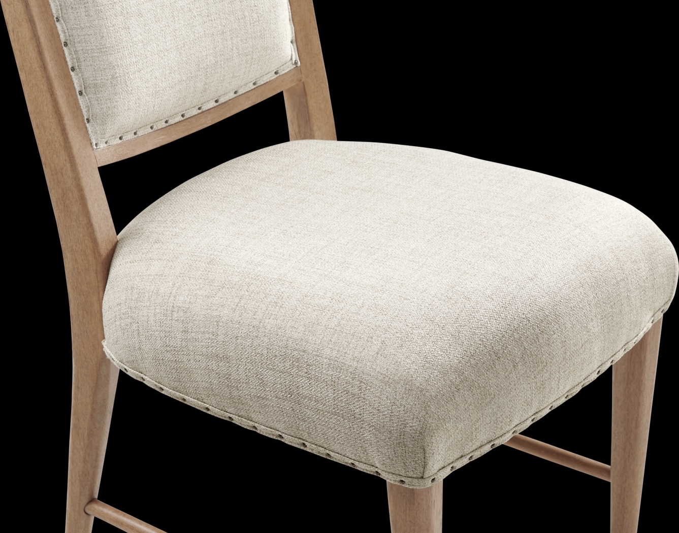 Oakwood Terrace Sand 5 Pc Round Dining Room with Upholstered Chairs - Thumbnail - Image 7