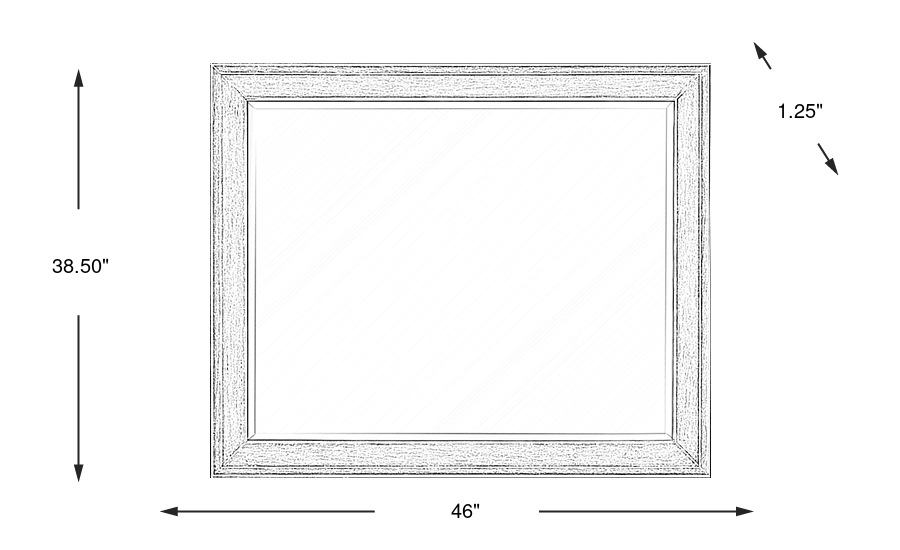 Dimension Image. Please refer to the Dimension Tab on this page for dimension details.