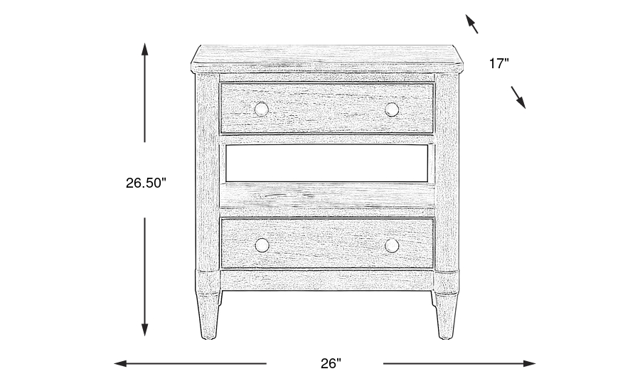 Dimension Image. Please refer to the Dimension Tab on this page for dimension details.