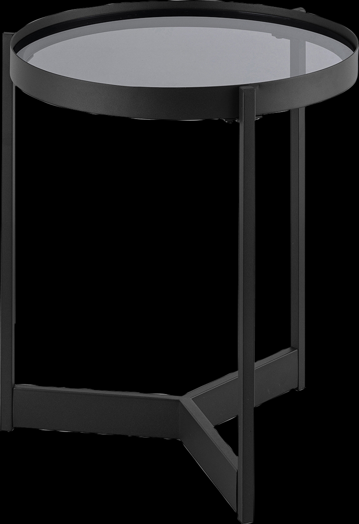 Oarman Black End Table - Thumbnail - Image 1