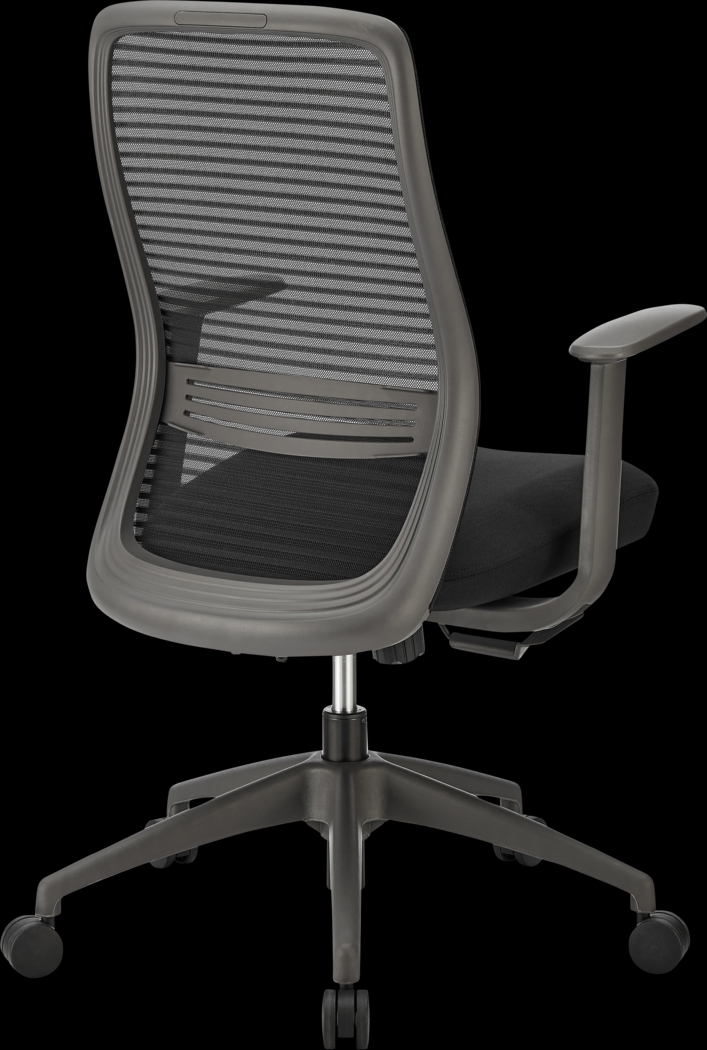 Oatman Black Office Chair - Thumbnail - Image 4