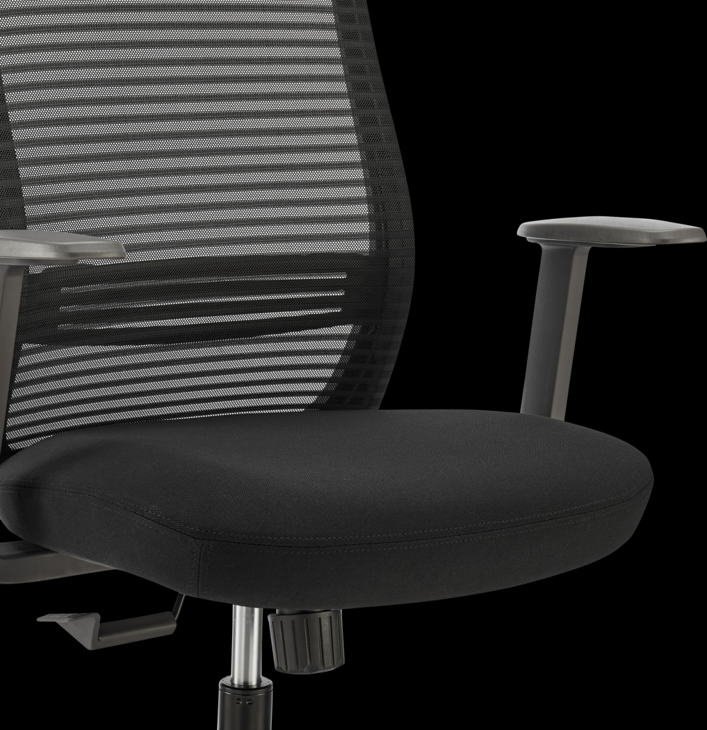 Oatman Black Office Chair - Thumbnail - Image 7