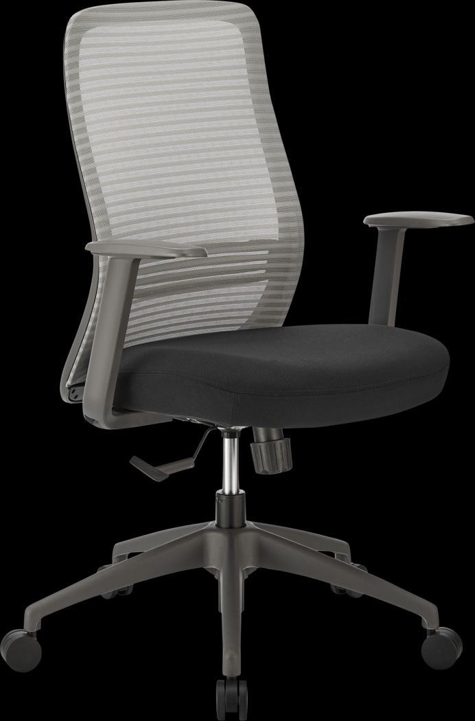 Oatman Gray Office Chair - Thumbnail - Image 2