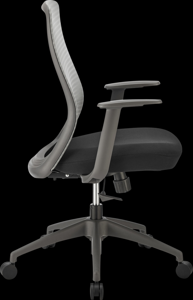Oatman Gray Office Chair - Thumbnail - Image 3
