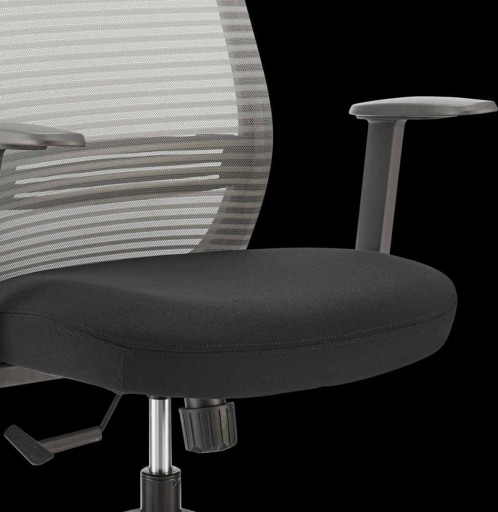 Oatman Gray Office Chair - Thumbnail - Image 8