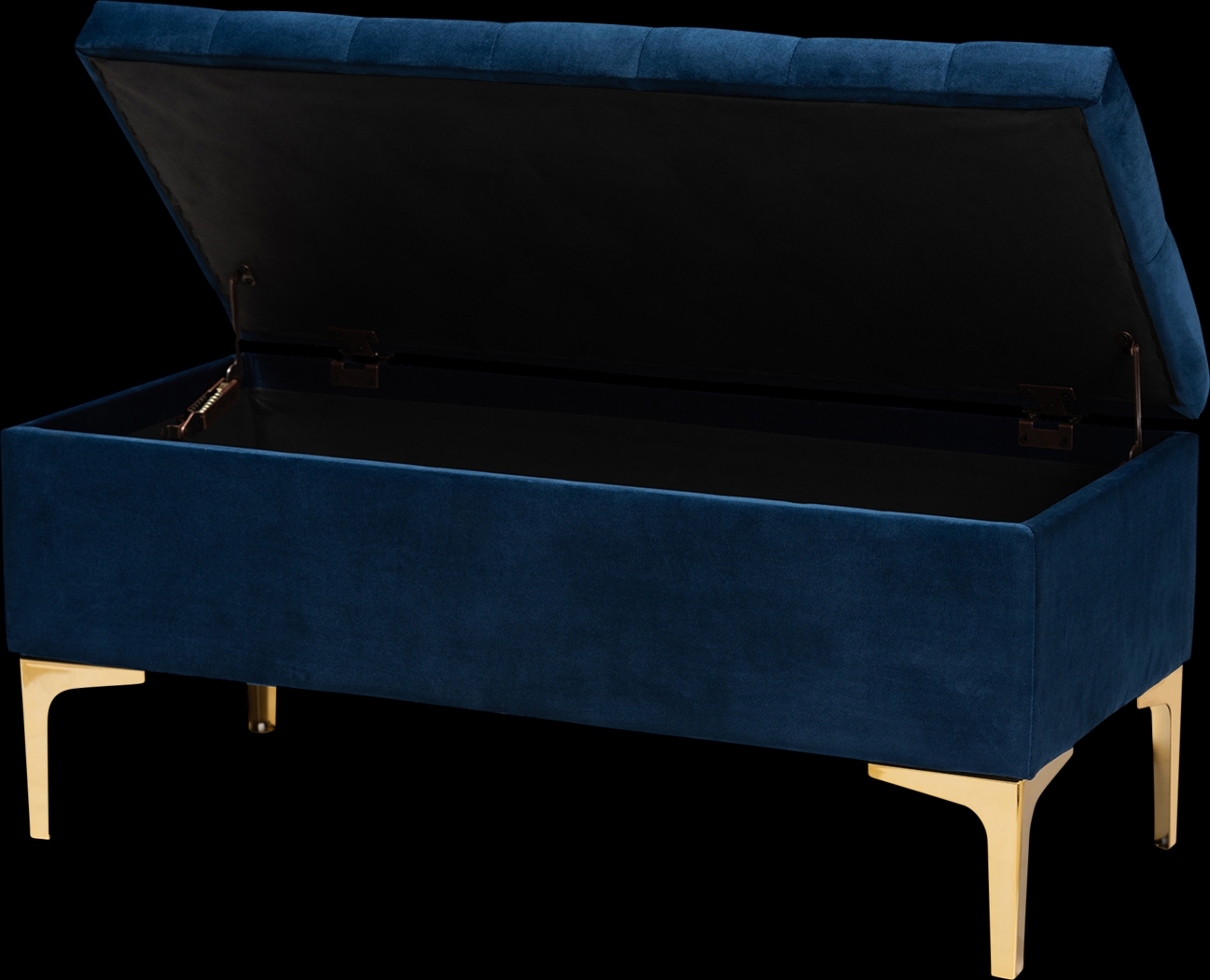 Oatmill Blue Ottoman - Thumbnail - Image 2