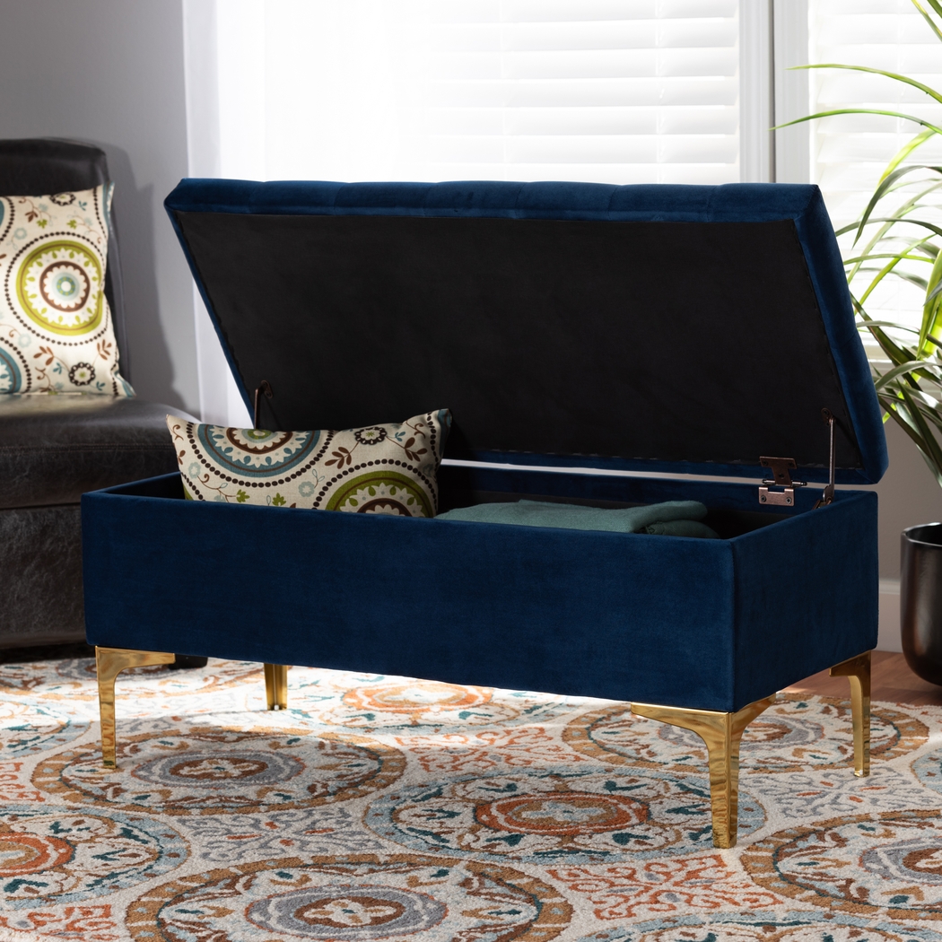 Oatmill Blue Ottoman - Thumbnail - Image 9