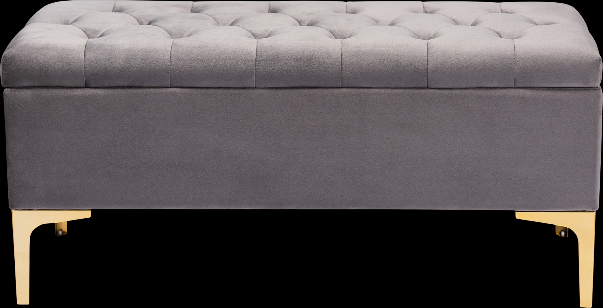 Oatmill Gray Ottoman - Thumbnail - Image 3