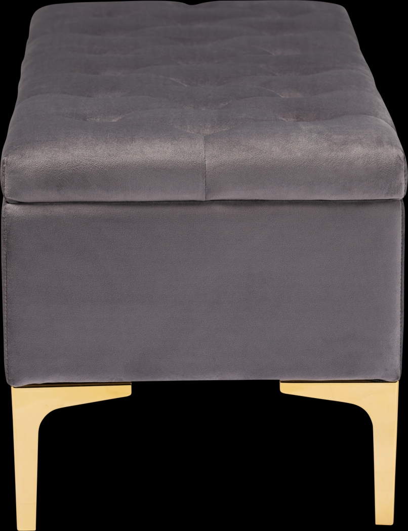 Oatmill Gray Ottoman - Thumbnail - Image 4