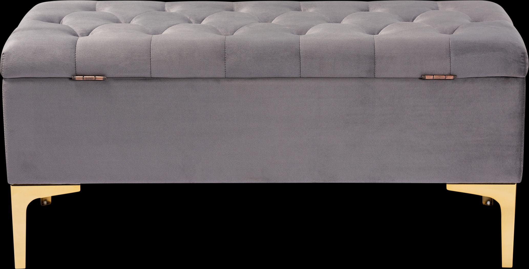 Oatmill Gray Ottoman - Thumbnail - Image 5