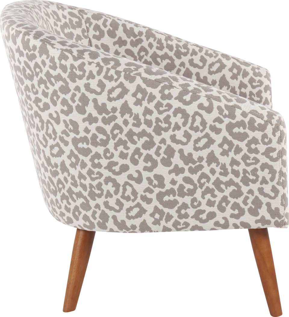 Obax Beige Accent Chair - Thumbnail - Image 2