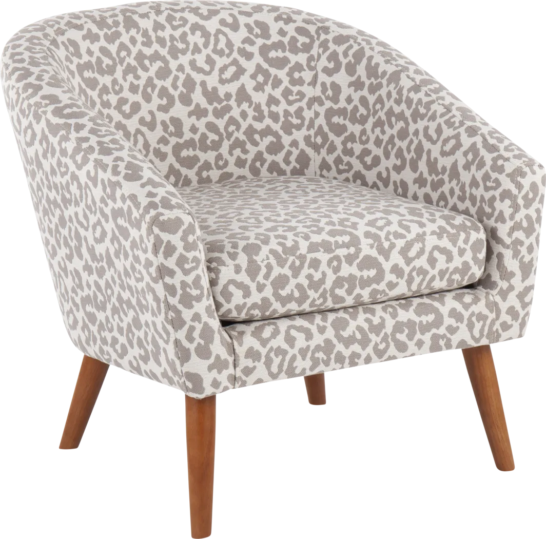 Obax Beige Accent Chair - Thumbnail - Image 1