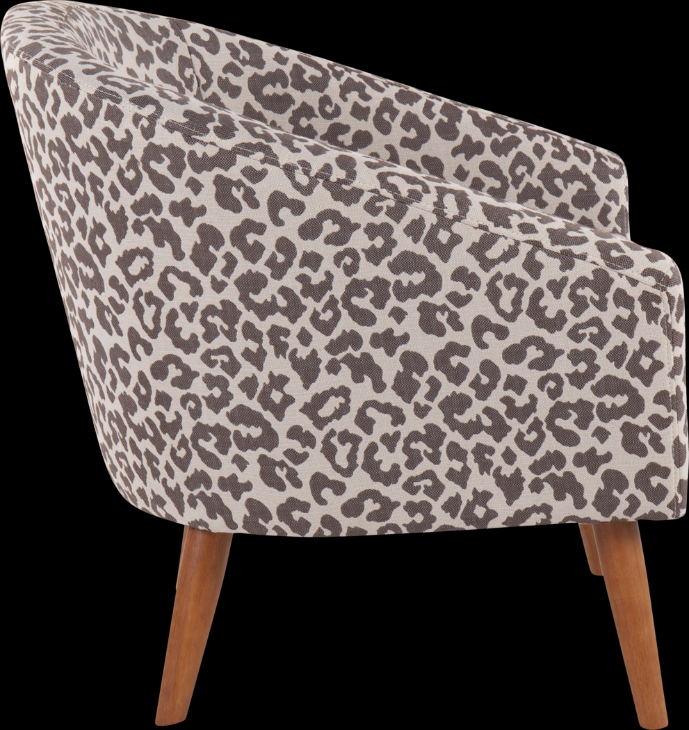 Obax Brown Accent Chair - Thumbnail - Image 2