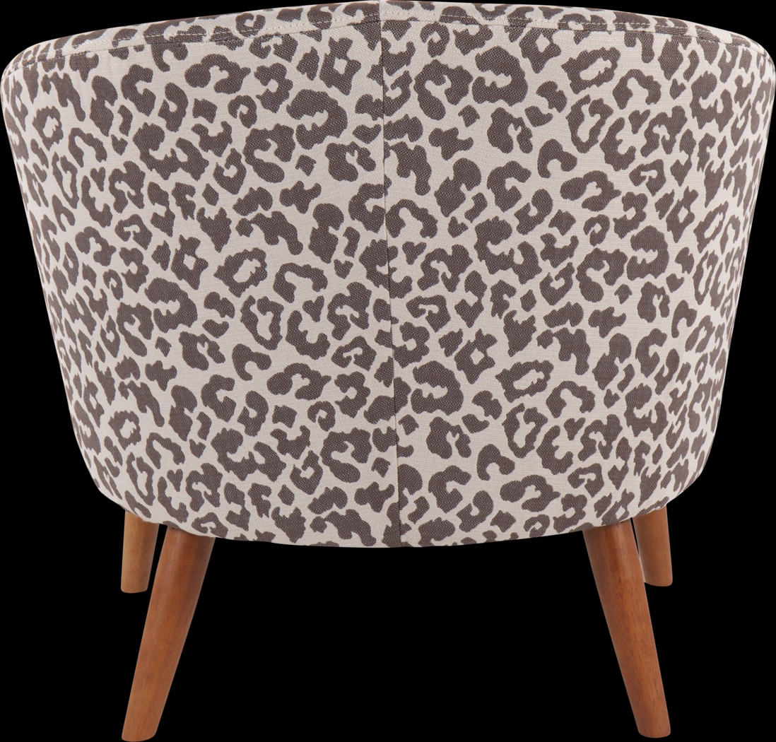 Obax Brown Accent Chair - Thumbnail - Image 4