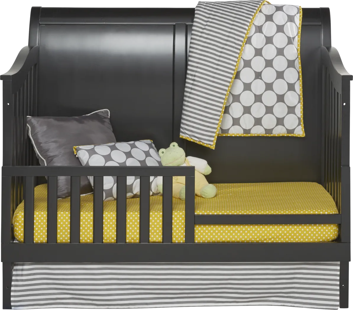 Oberon Black 6 Pc Nursery with Toddler & Conversion Rails - Thumbnail - Image 5