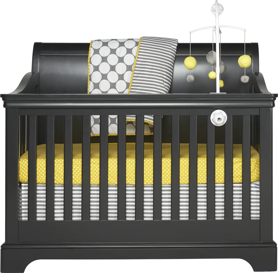 Oberon Black Crib - Thumbnail - Image 2