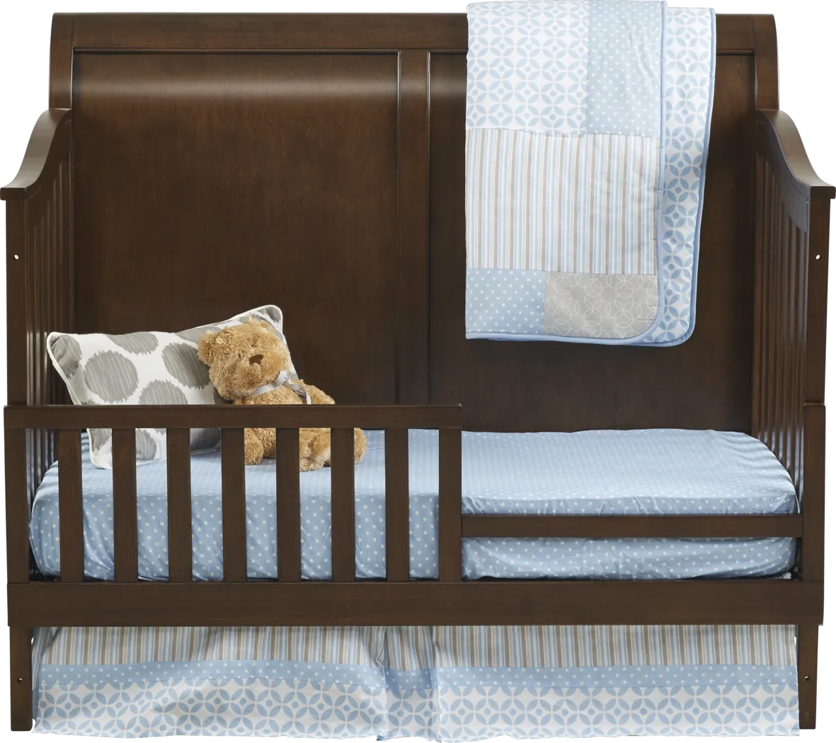 Oberon Cherry Crib with Toddler & Conversion Rails - Thumbnail - Image 3