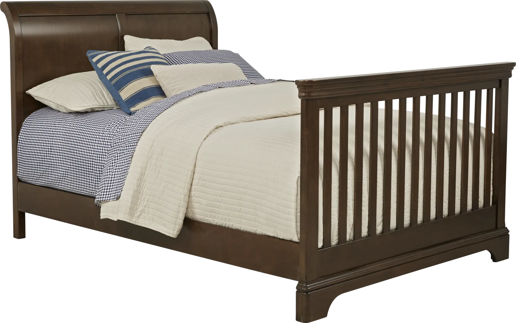 Oberon Cherry Crib with Toddler & Conversion Rails - Thumbnail - Image 4