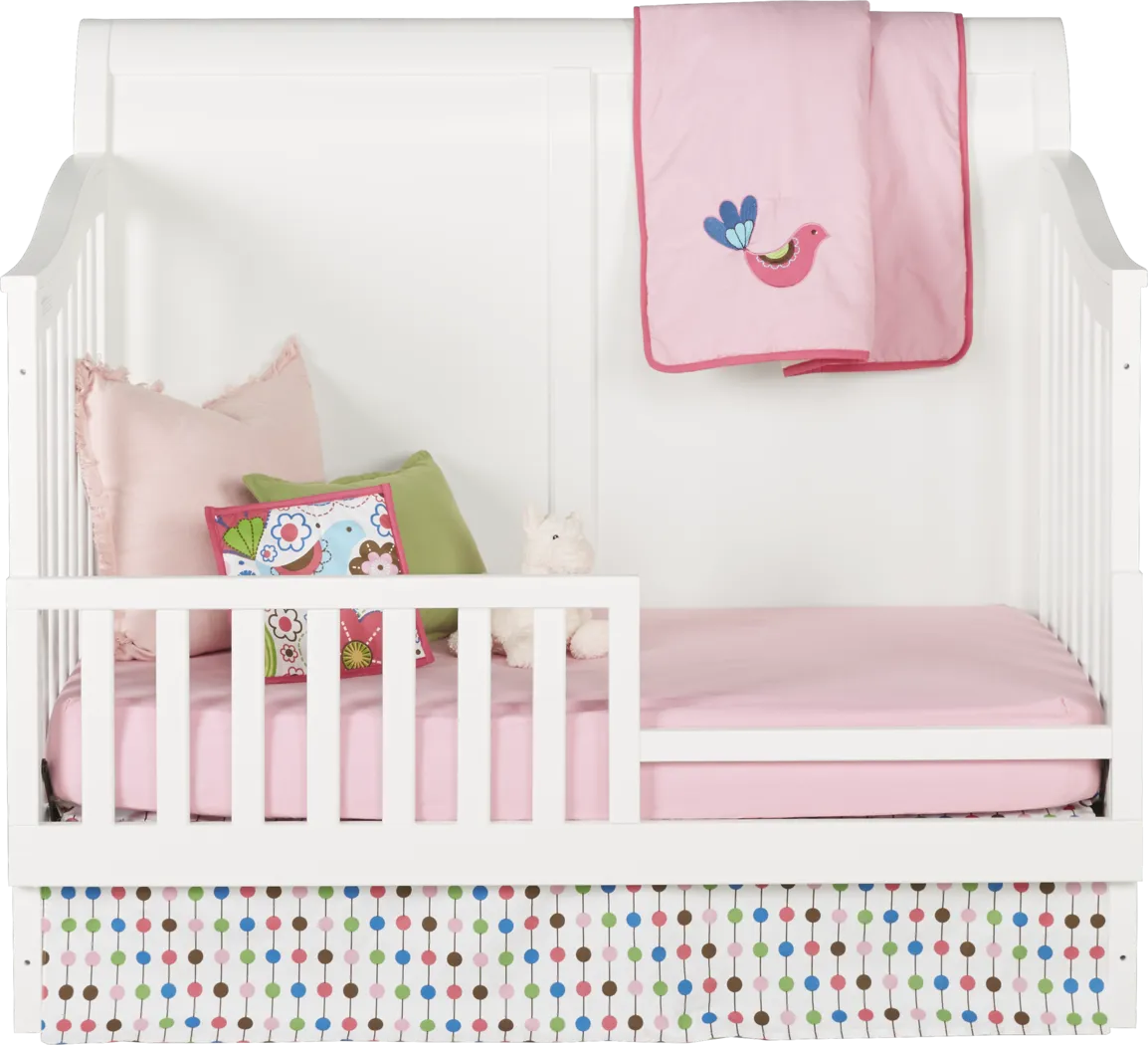 Oberon White Crib with Toddler & Conversion Rails - Thumbnail - Image 3