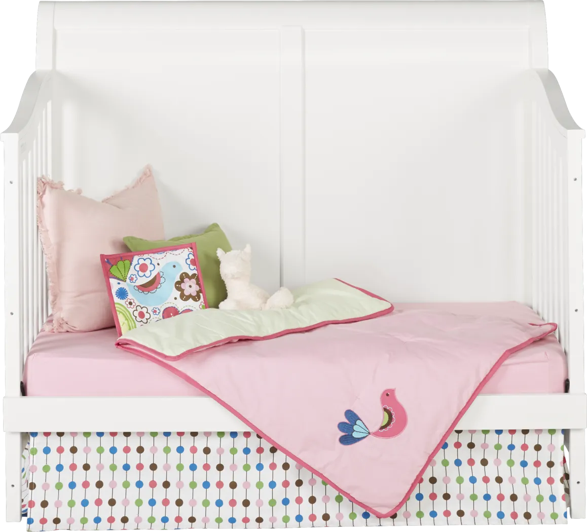 Oberon White Crib with Toddler & Conversion Rails - Thumbnail - Image 4