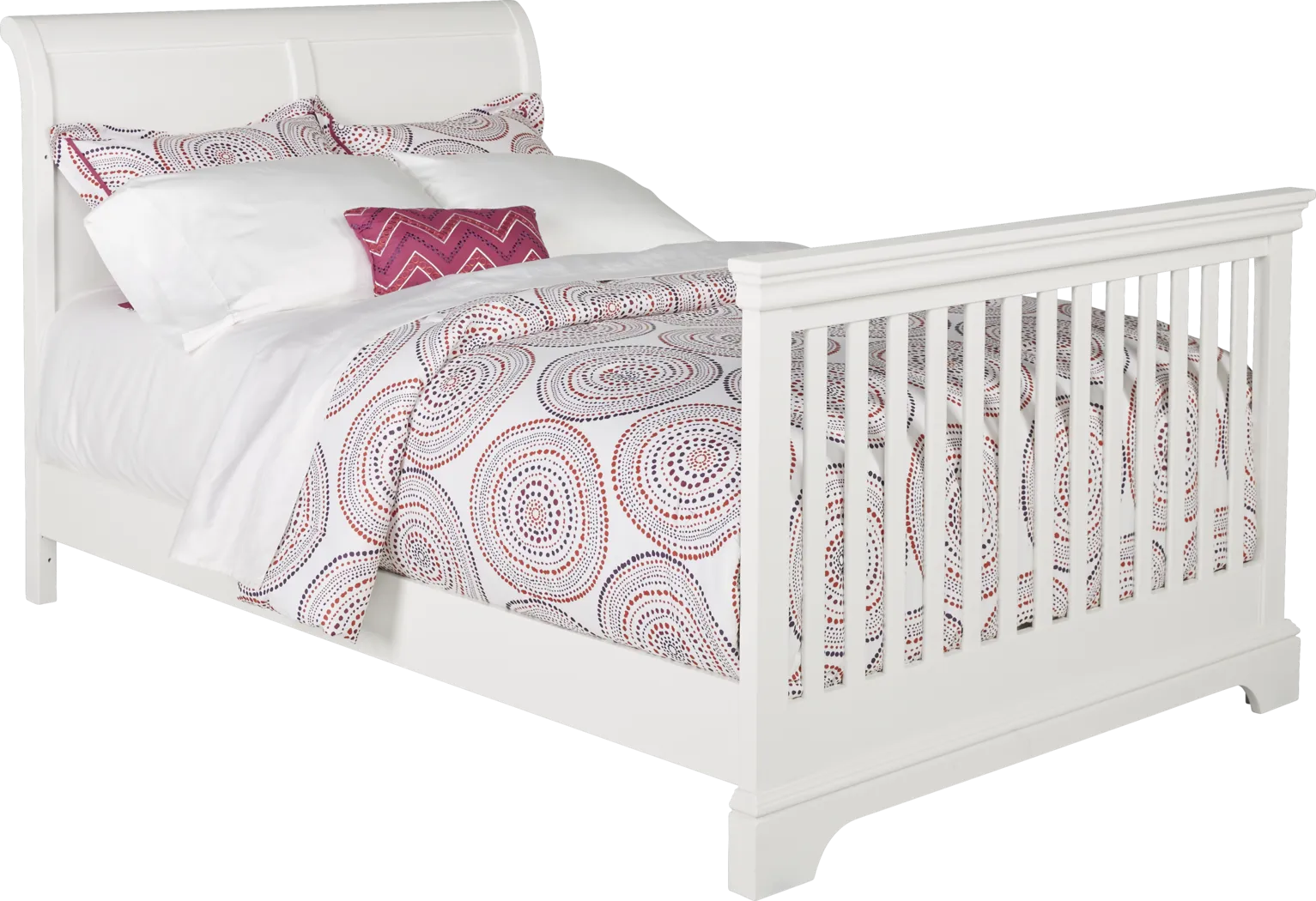 Oberon White Crib with Toddler & Conversion Rails - Thumbnail - Image 5