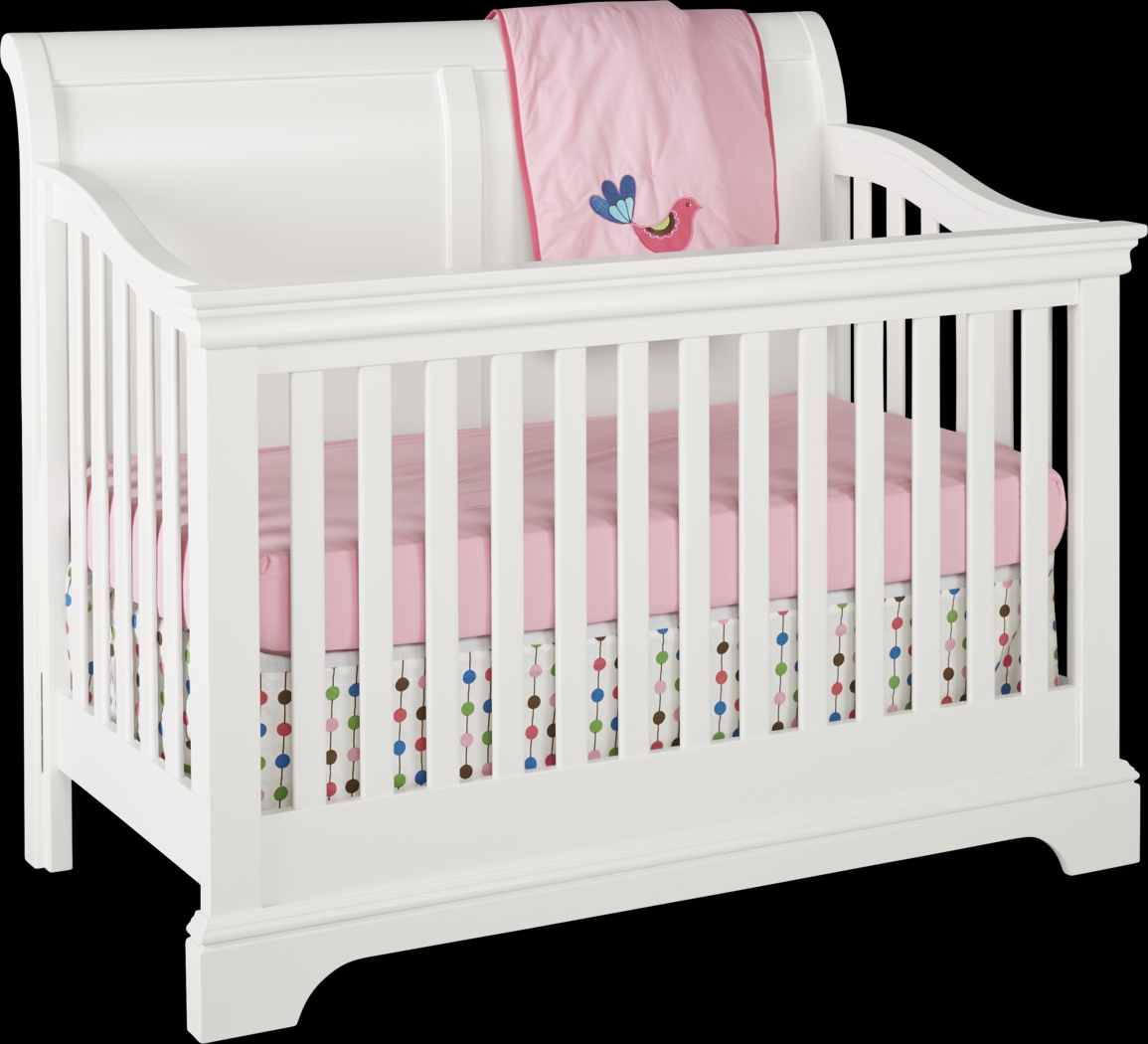 Oberon White Crib - Thumbnail - Image 1