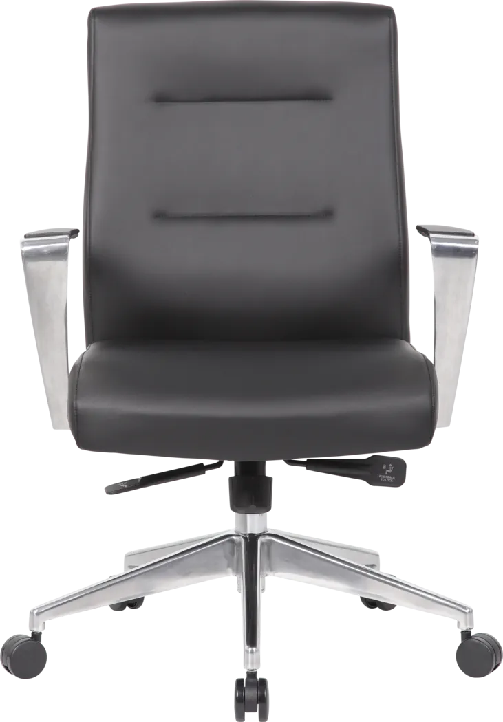 Obuor Black Desk Chair - Thumbnail - Image 5