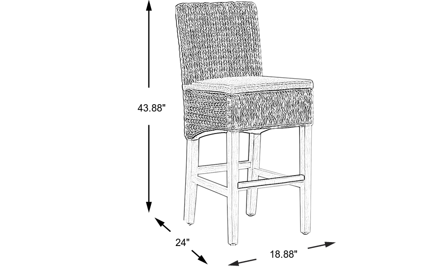 Dimension Image. Please refer to the Dimension Tab on this page for dimension details.
