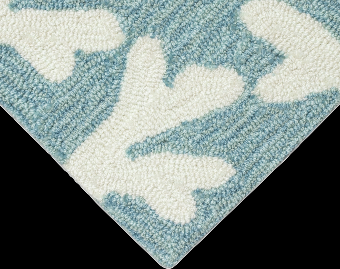 Ocean Flower Blue 7'6 x 9'6 Indoor/Outdoor Rug - Thumbnail - Image 8