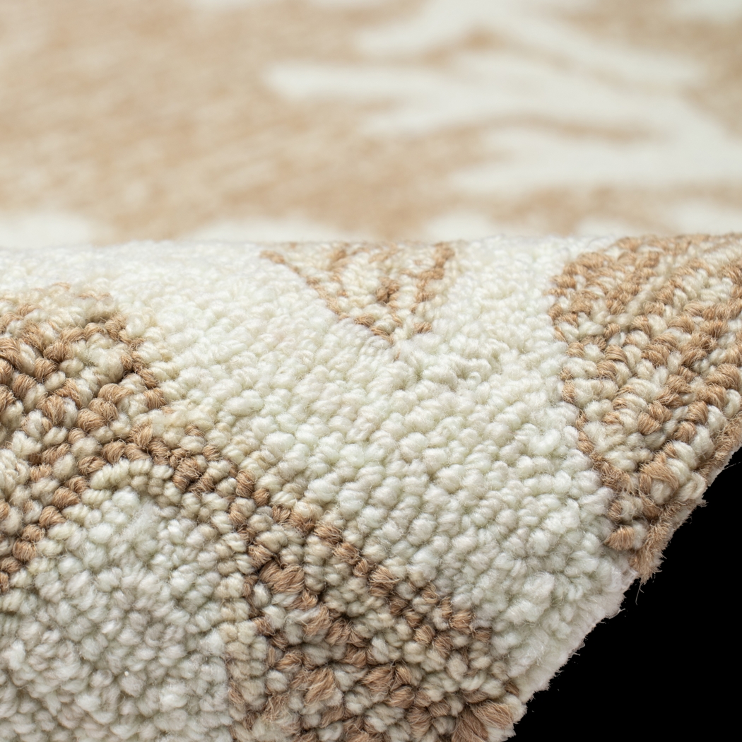 Ocean Flower Taupe 7'6 x 9'6 Indoor/Outdoor Rug - Thumbnail - Image 9