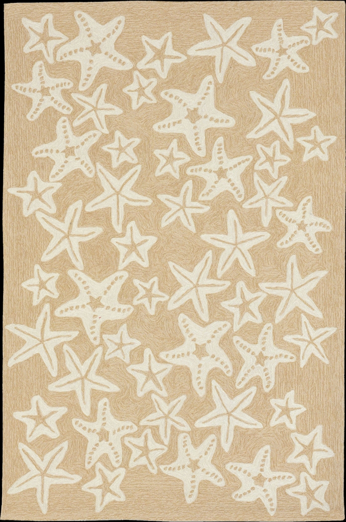 Ocean Gem Taupe 5' x 7'6 Indoor/Outdoor Rug - Thumbnail - Image 1