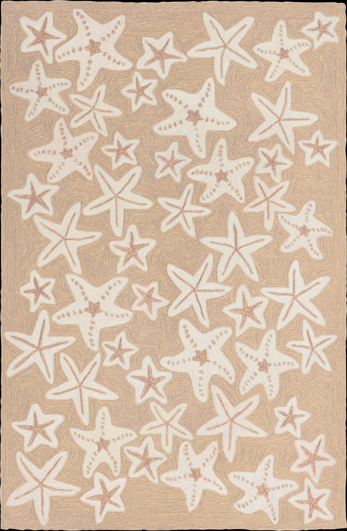 Ocean Gem Taupe 7'6 x 9'6 Indoor/Outdoor Rug - Thumbnail - Image 1