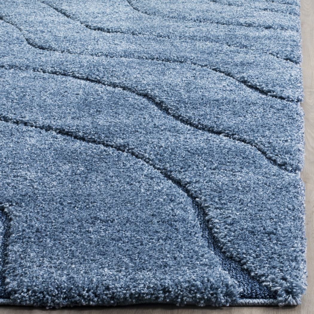 Ocean Gray Blue 5'3 x 7'6 Rug - Thumbnail - Image 2