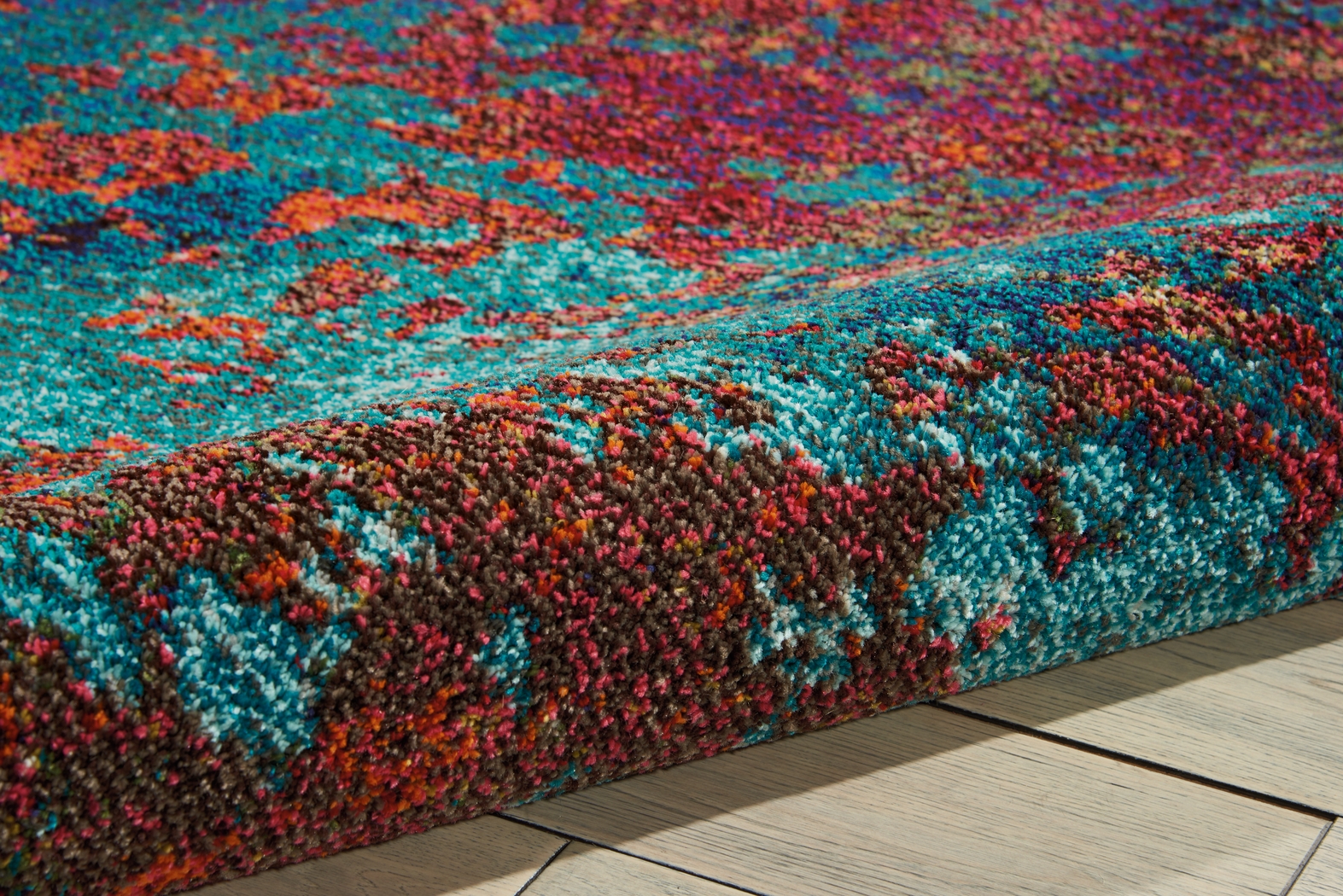 Ocean Storm Red 5'3 x 7'3 Rug - Thumbnail - Image 3
