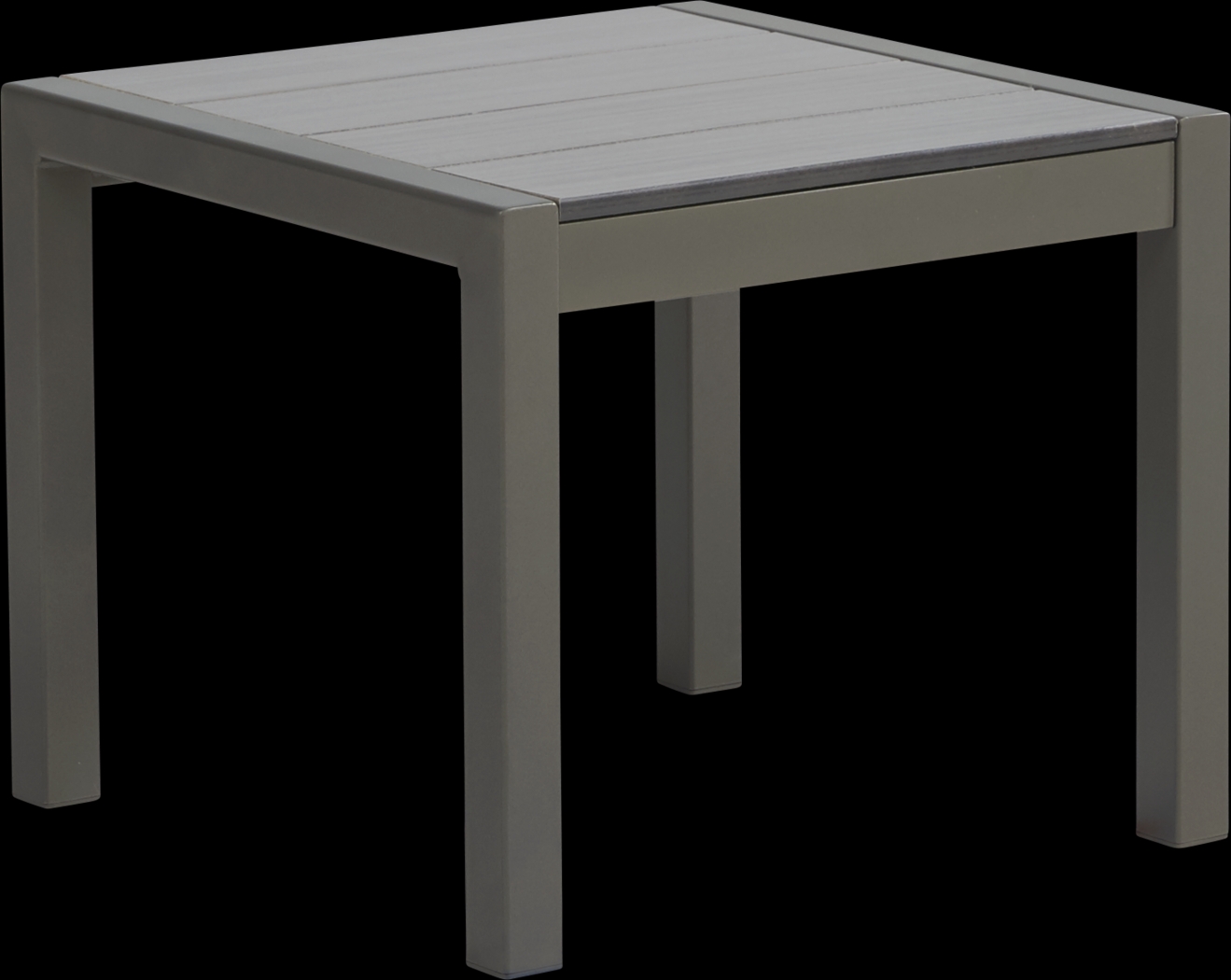 Ocean Tide Gray Outdoor End Table - Thumbnail - Image 1