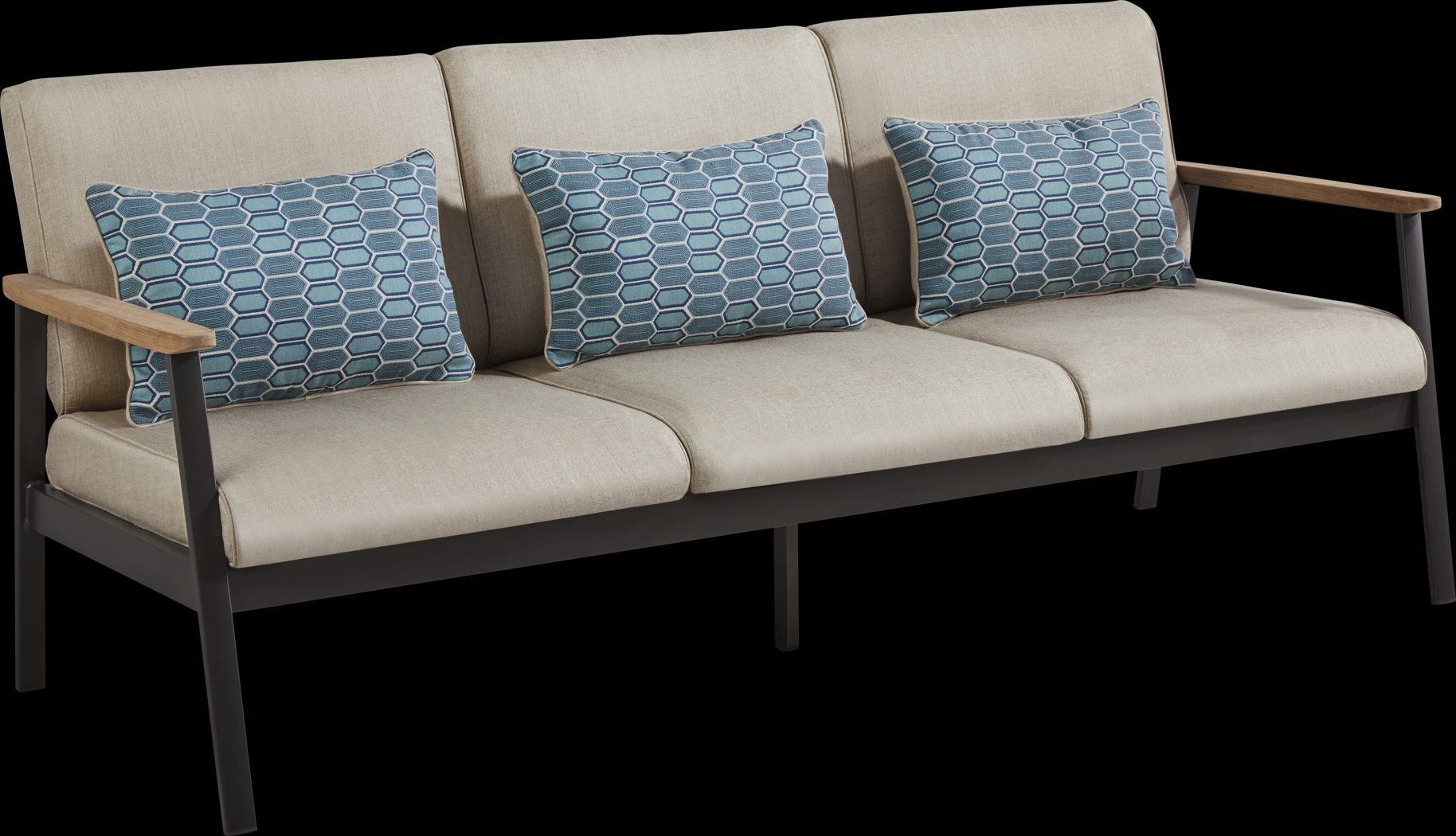 Ocean Tide Gray 8 Pc Outdoor Seating Set - Thumbnail - Image 3