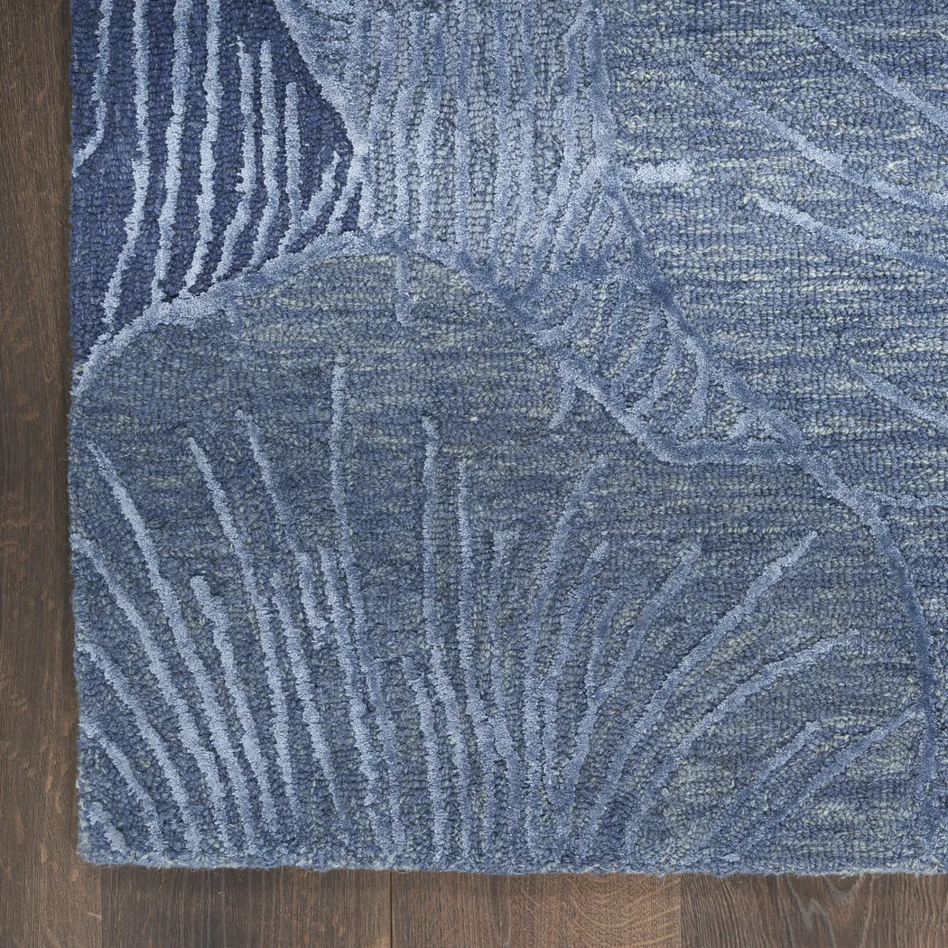 OCEANIC BLUE 3'9 x 5'9 RUG - Thumbnail - Image 5