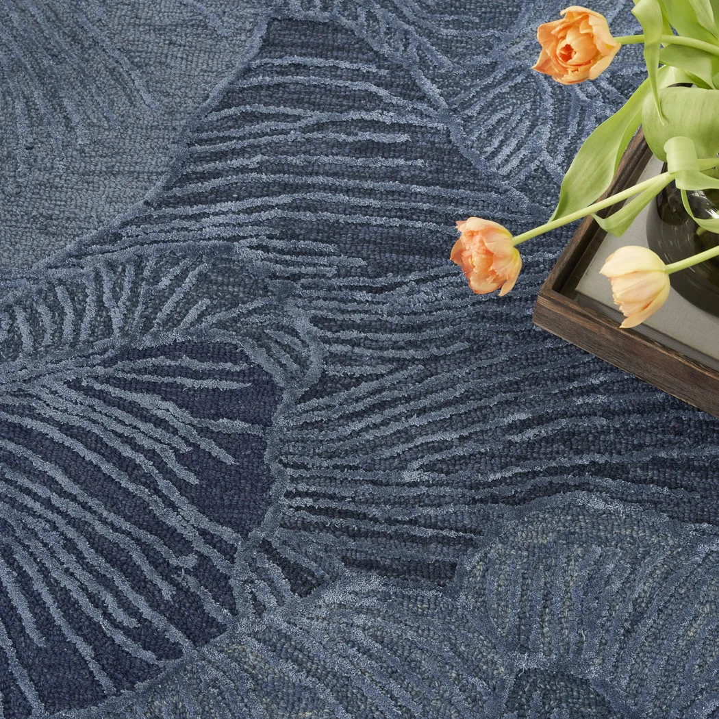 OCEANIC BLUE 3'9 x 5'9 RUG - Thumbnail - Image 6