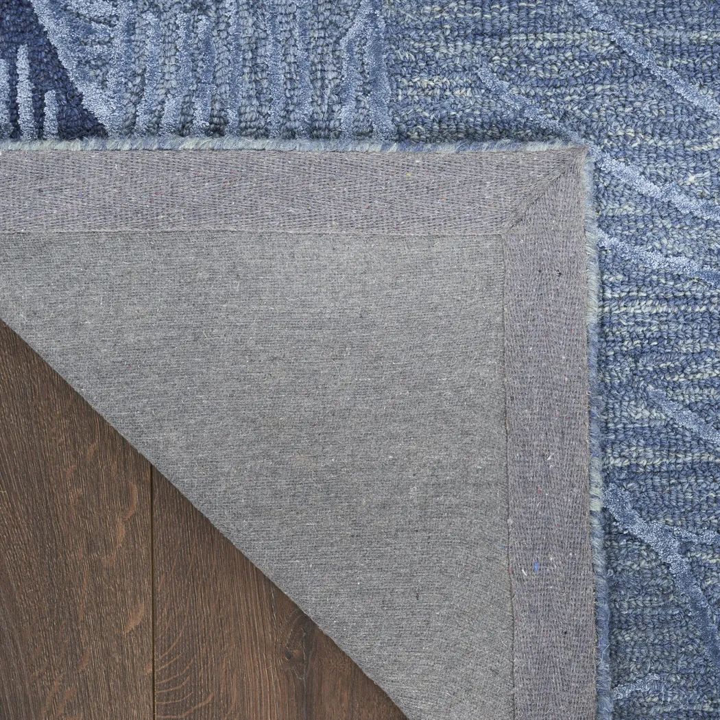 OCEANIC BLUE 5'3 x 7'3 RUG - Thumbnail - Image 4