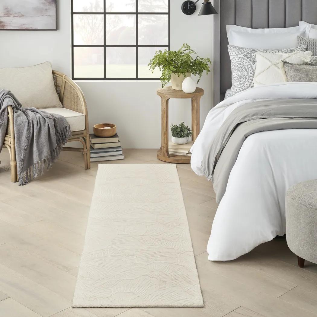 OCEANIC IVORY 2'3 x 7'6 RUG - Thumbnail - Image 2