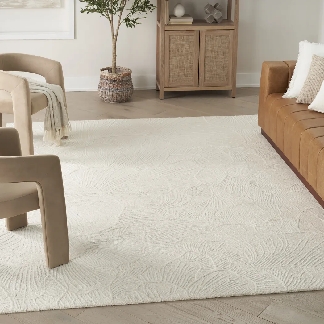 OCEANIC IVORY 3'9 x 5'9 RUG - Thumbnail - Image 2