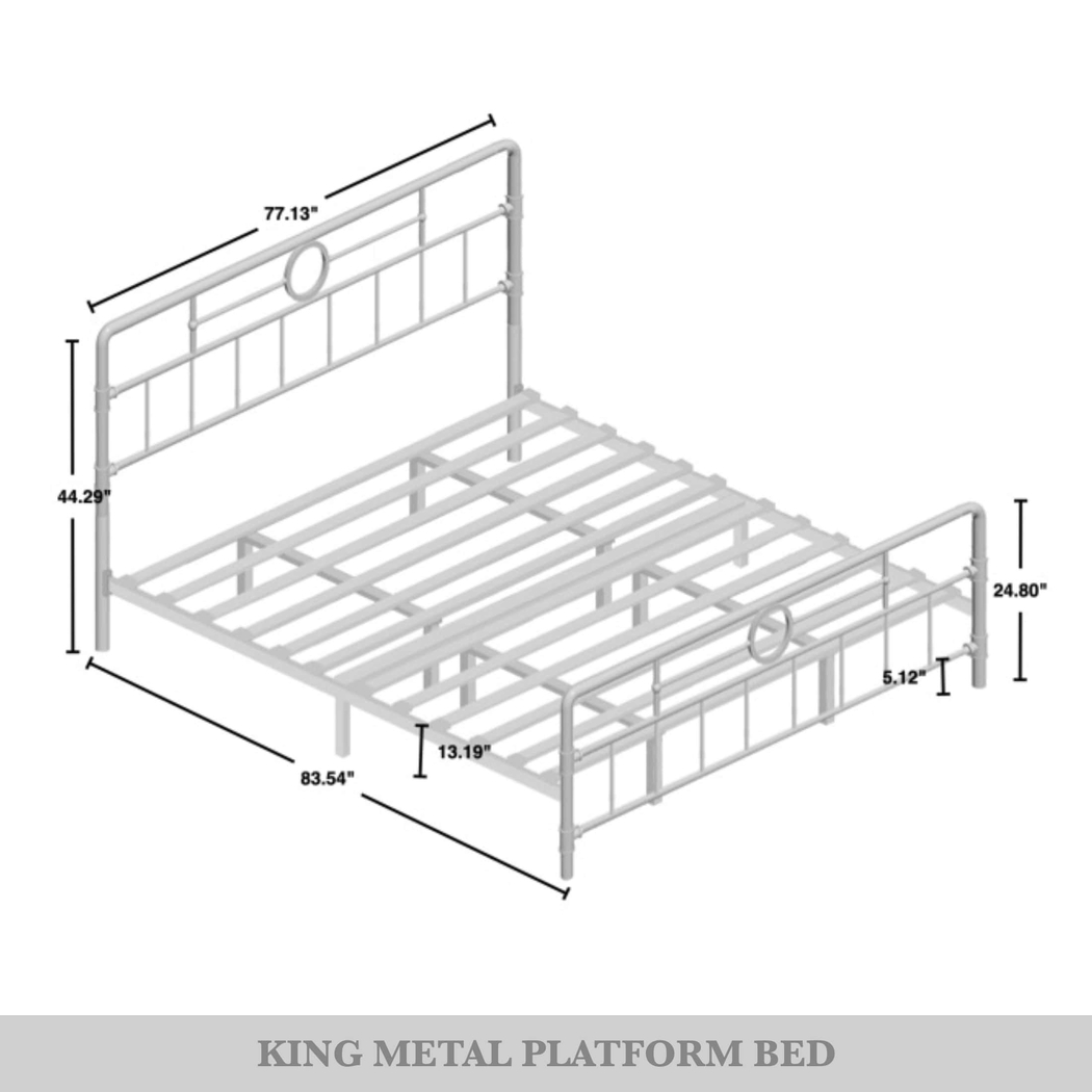 Oceanwell White King Bed - Thumbnail - Image 6