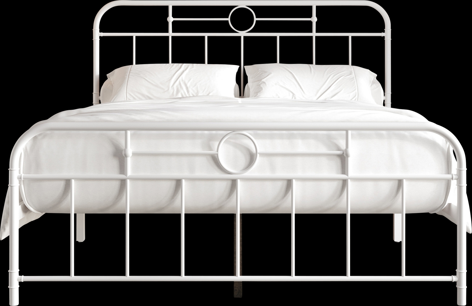 Oceanwell White Queen Bed - Thumbnail - Image 3