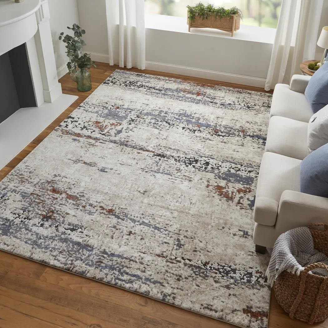 Ocera Ivory 2'6 x 8' Runner Rug - Thumbnail - Image 3