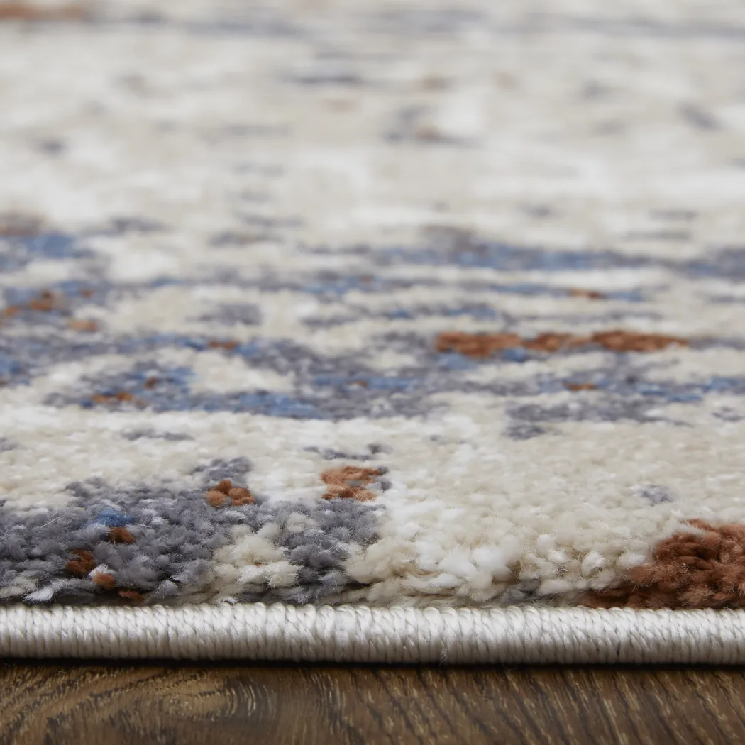 Ocera Ivory 2'6 x 8' Runner Rug - Thumbnail - Image 5